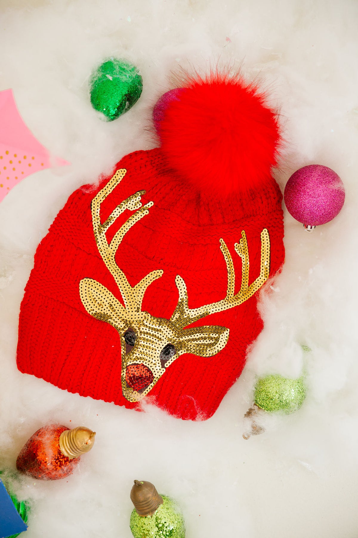 RUDOLPH RED BEANIE BEANIE Judith March