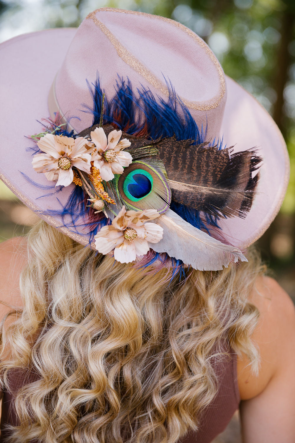 THE LILAC & LEAVES RANCHER HAT RANCHER HAT Judith March