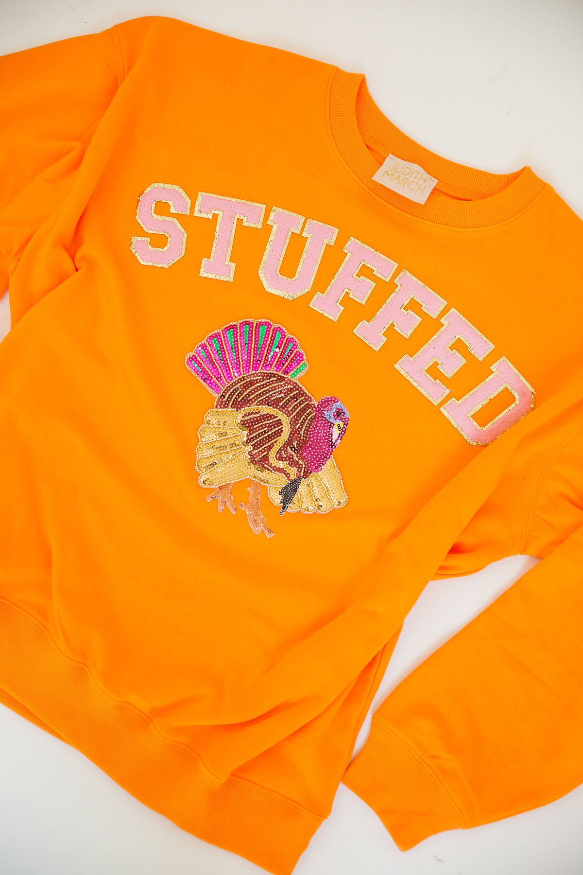 STUFFED ORANGE PULLOVER PULLOVER Judith March