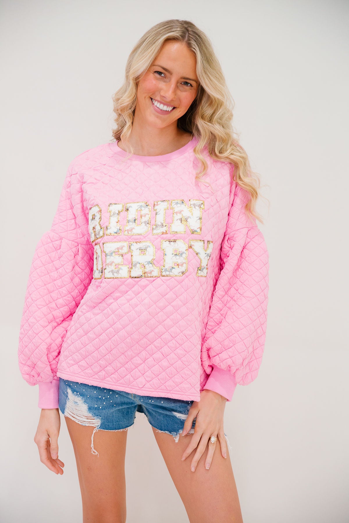 *RIDIN DERBY QUILTED PULLOVER - SMALL PULLOVER Judith March