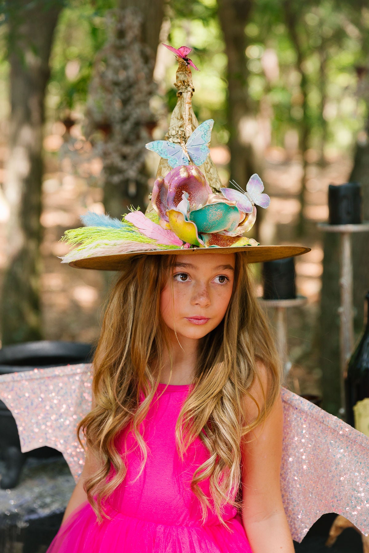 MINI KIDS BEWITCHED BUTTERFLY WITCH HAT (ONE OF A KIND)