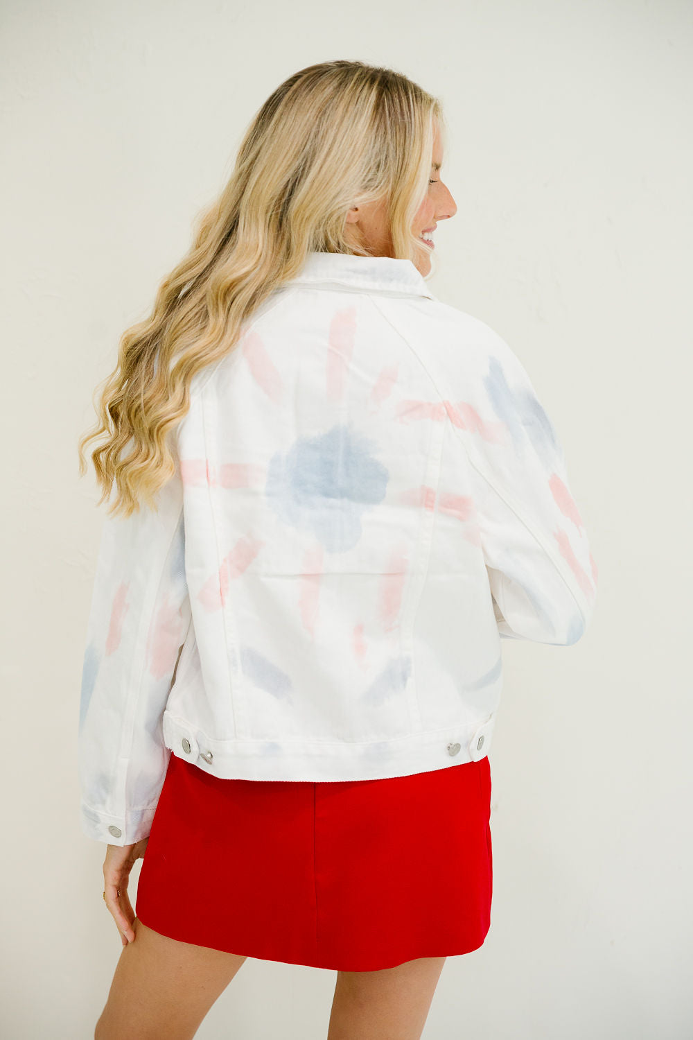 **PASTEL SUN WHITE DENIM JACKET DRESS Judith March