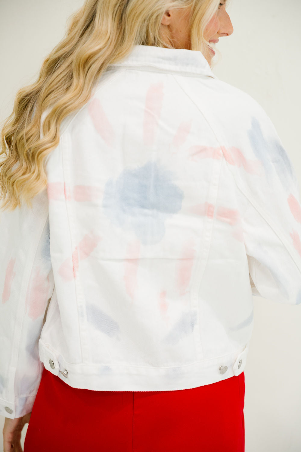 **PASTEL SUN WHITE DENIM JACKET DRESS Judith March