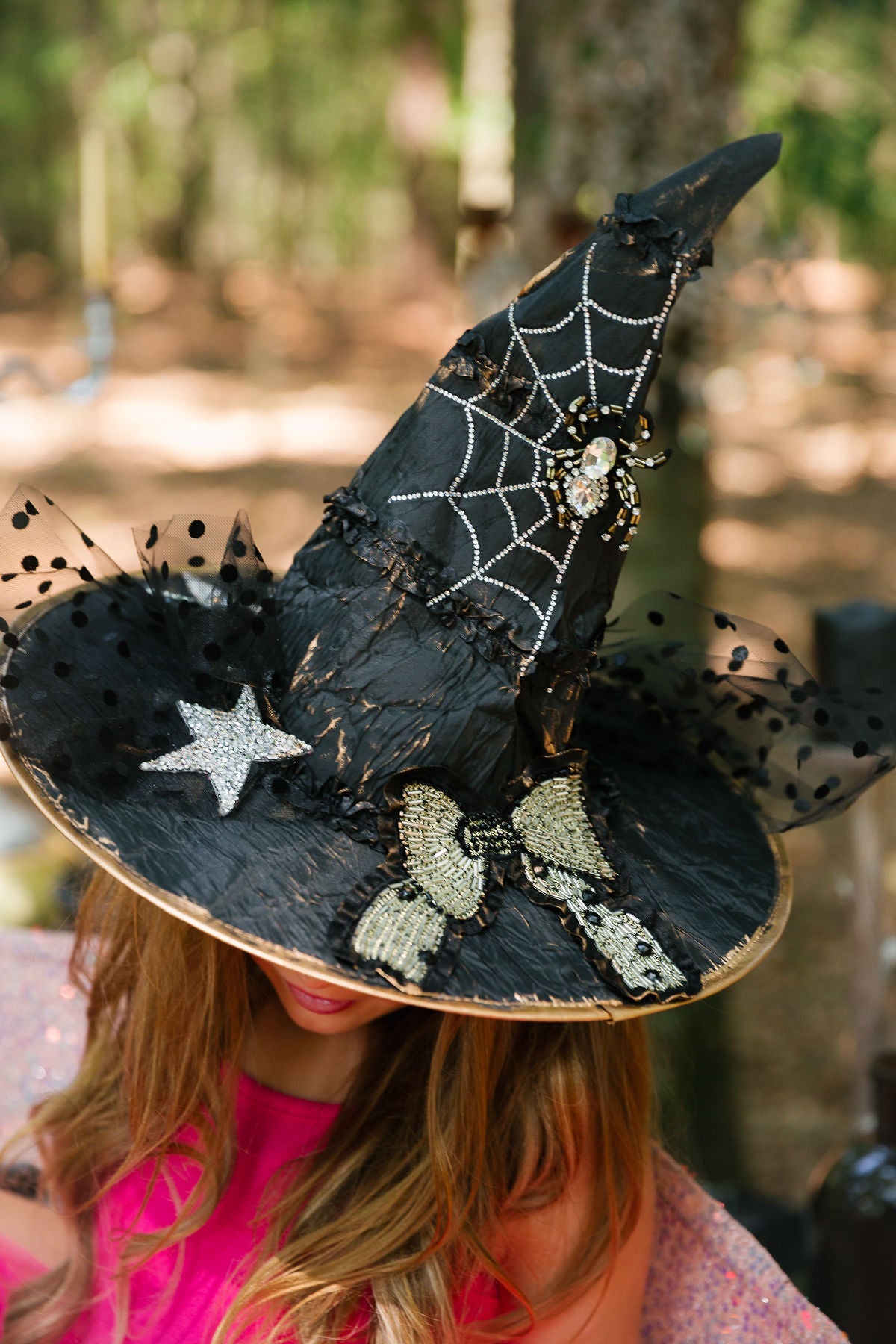 MINI KIDS THE WEB OF MAGIC WITCH HAT (ONE OF A KIND)