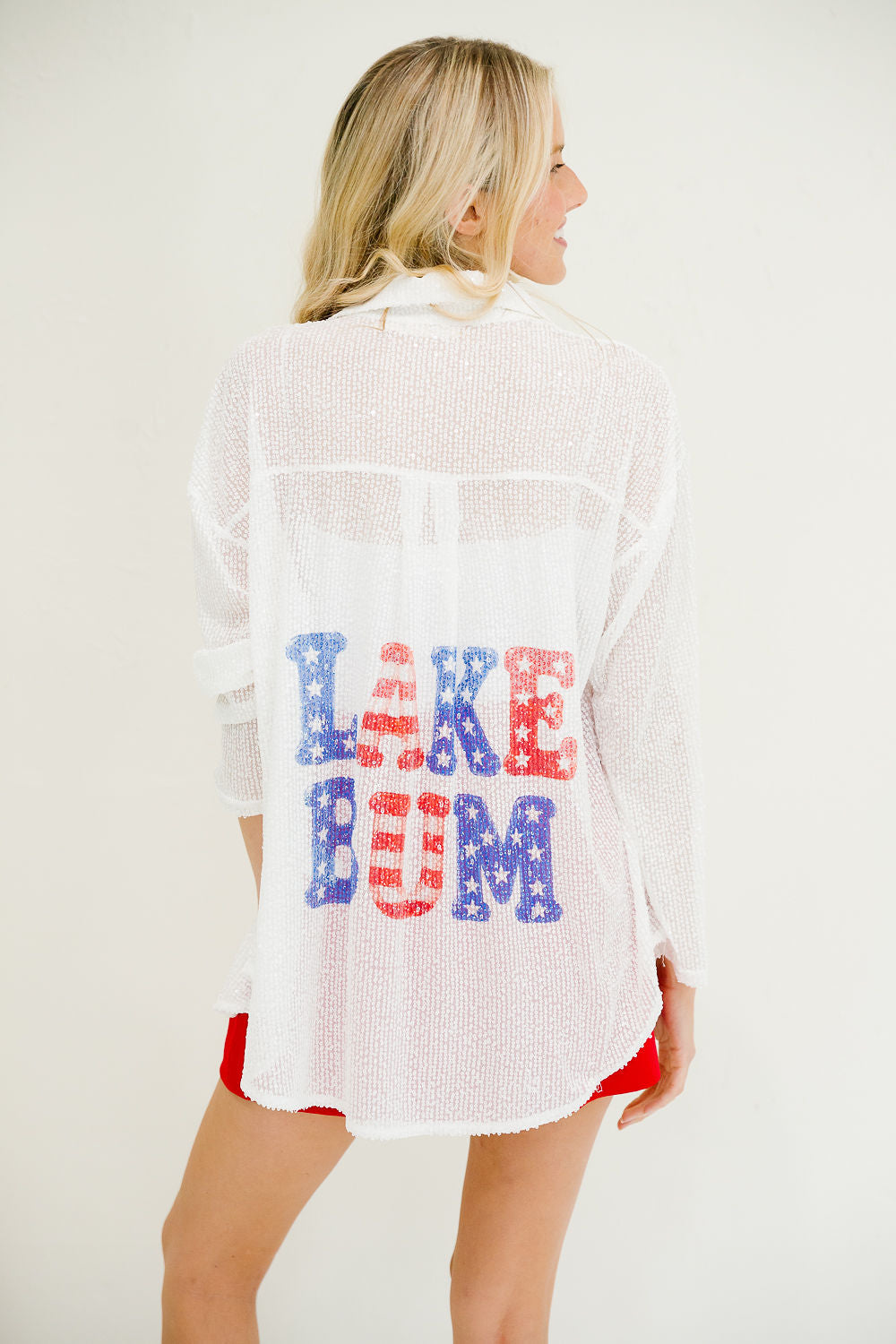 LAKE BUM SEQUIN BUTTON DOWN Button Down Judith March
