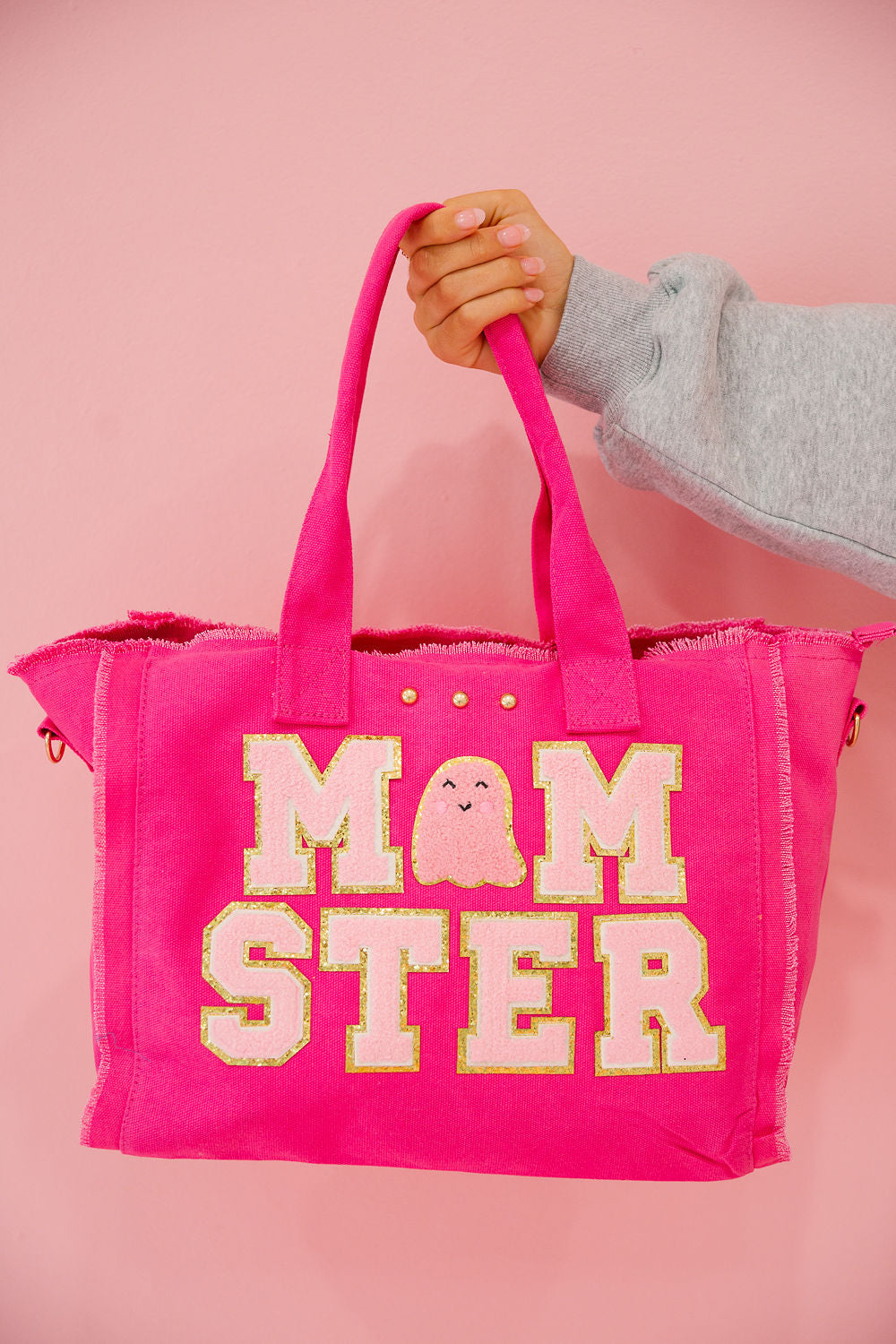 MOMSTER PINK TOTE BAG BAG Judith March   