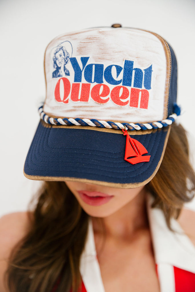 YACHT QUEEN TRUCKER HAT TRUCKER HAT Judith March