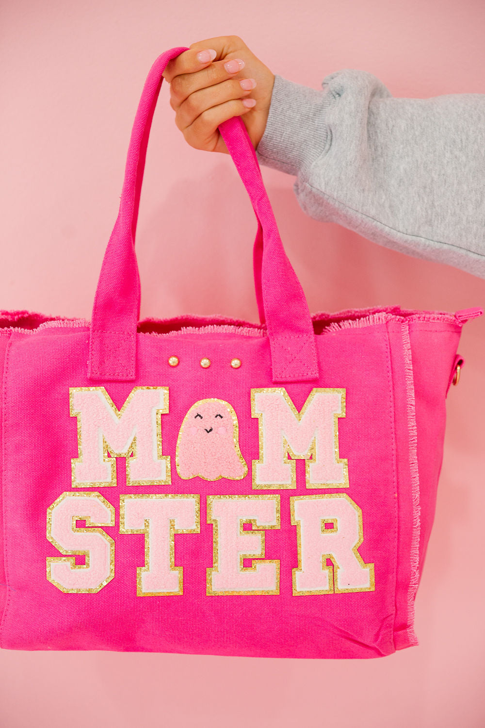 MOMSTER PINK TOTE BAG BAG Judith March   