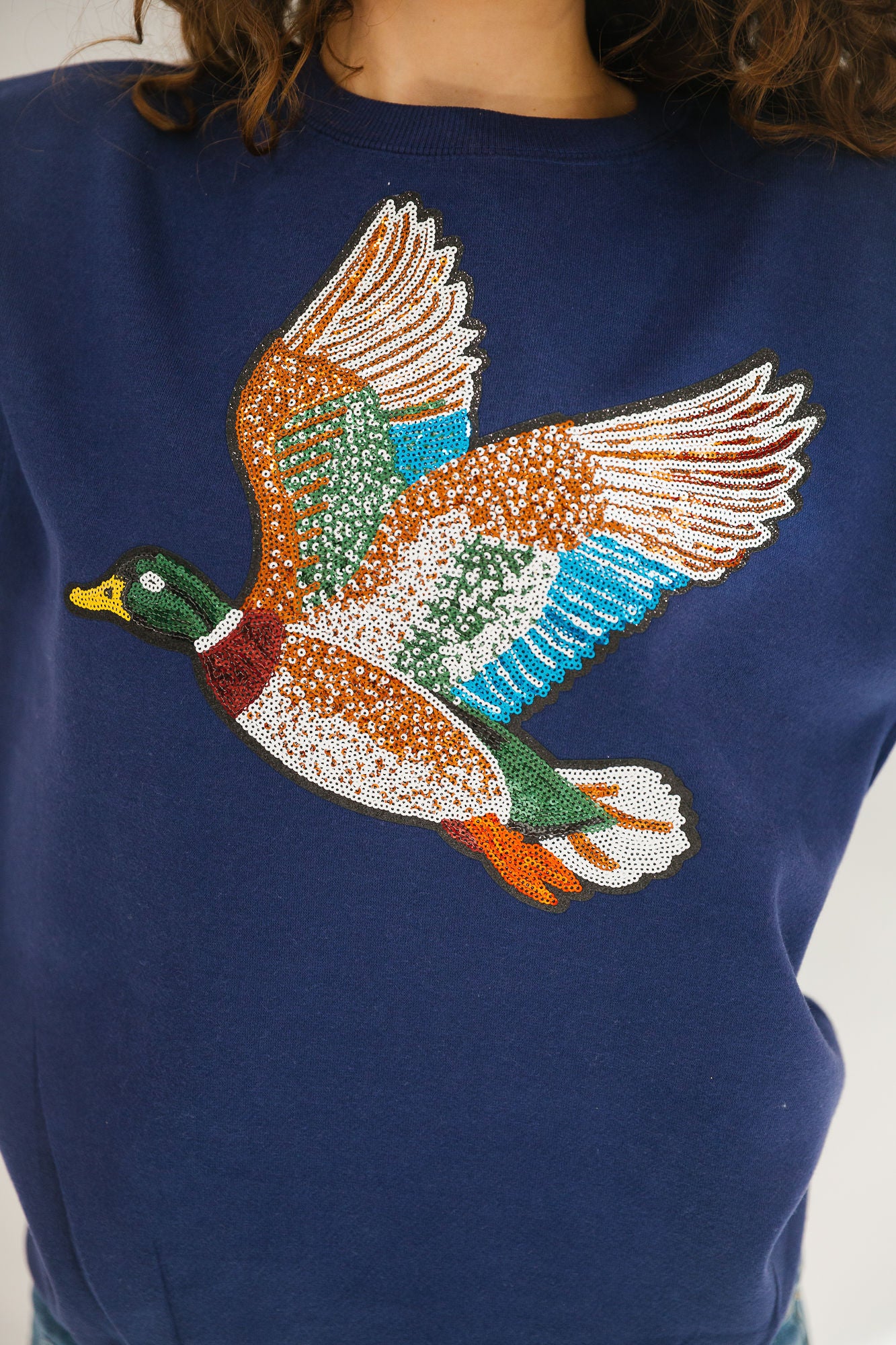 MALLARD NAVY PULLOVER PULLOVER Judith March