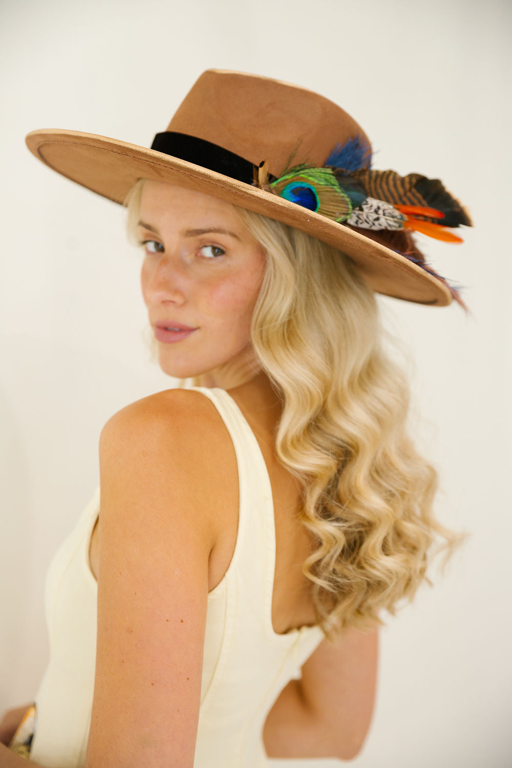 THE PEACOCK & PROWL RANCHER HAT RANCHER HAT Judith March