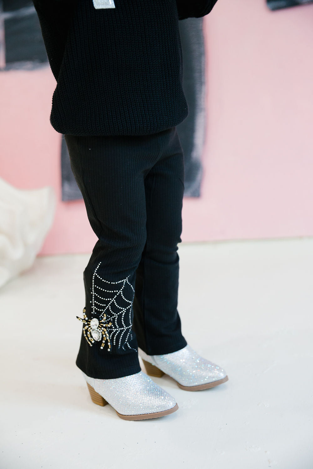 MINI KIDS SPIDER BLACK JEANS PULLOVER Judith March