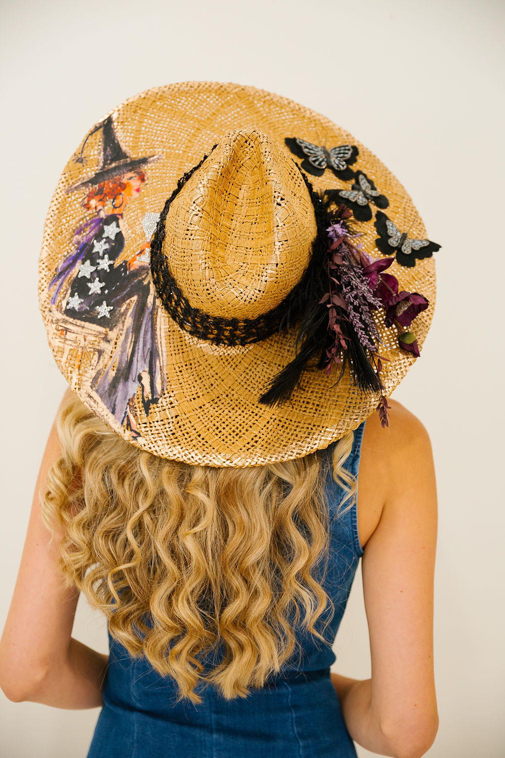 SPELLBOUND BUTTERFLY RANCHER HAT TRUCKER HAT Judith March