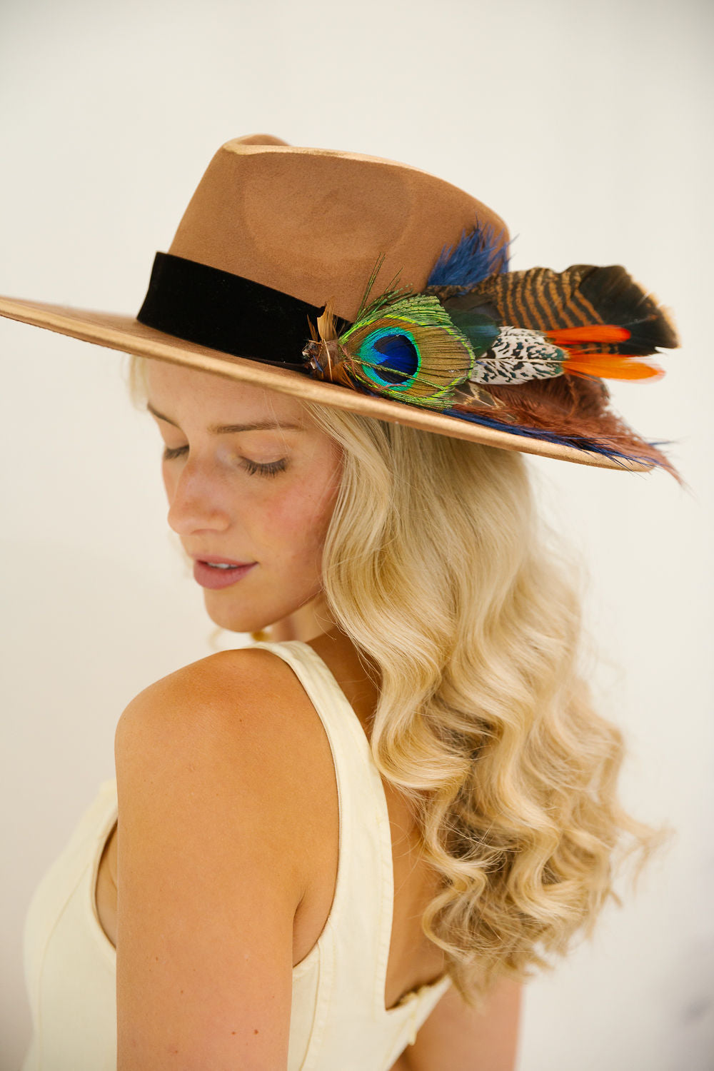 THE PEACOCK & PROWL RANCHER HAT RANCHER HAT Judith March