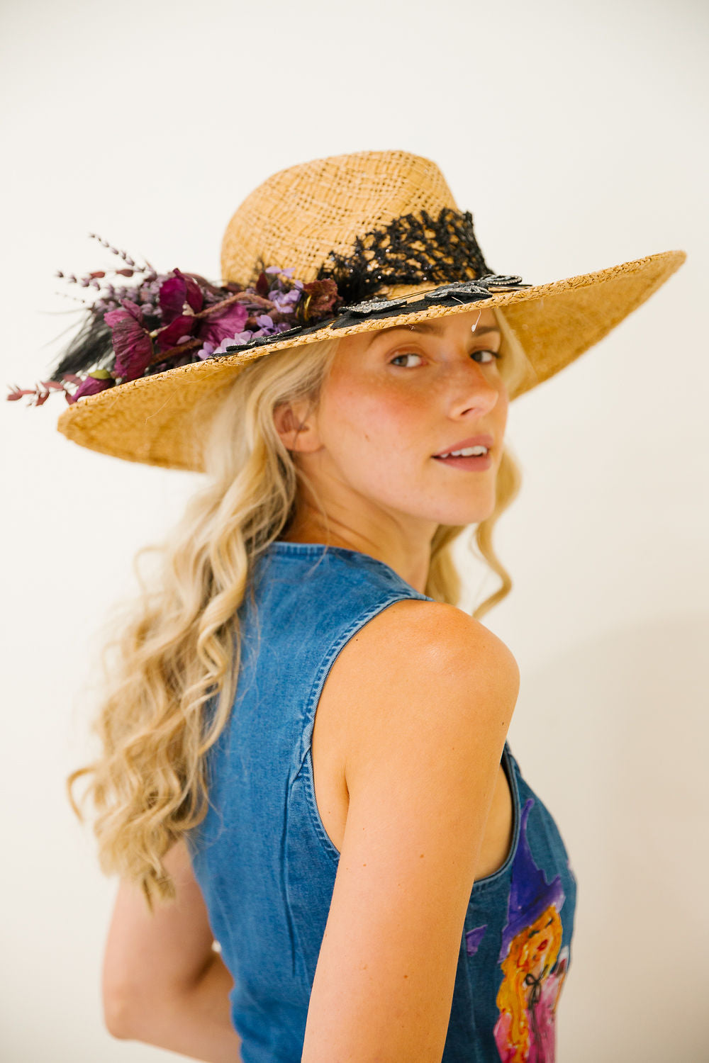 SPELLBOUND BUTTERFLY RANCHER HAT TRUCKER HAT Judith March