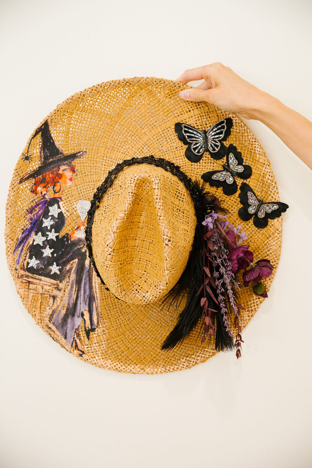 SPELLBOUND BUTTERFLY RANCHER HAT TRUCKER HAT Judith March