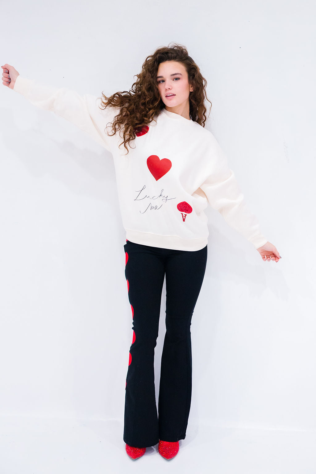 LUCKY ME CREAM PULLOVER PULLOVER Judith March