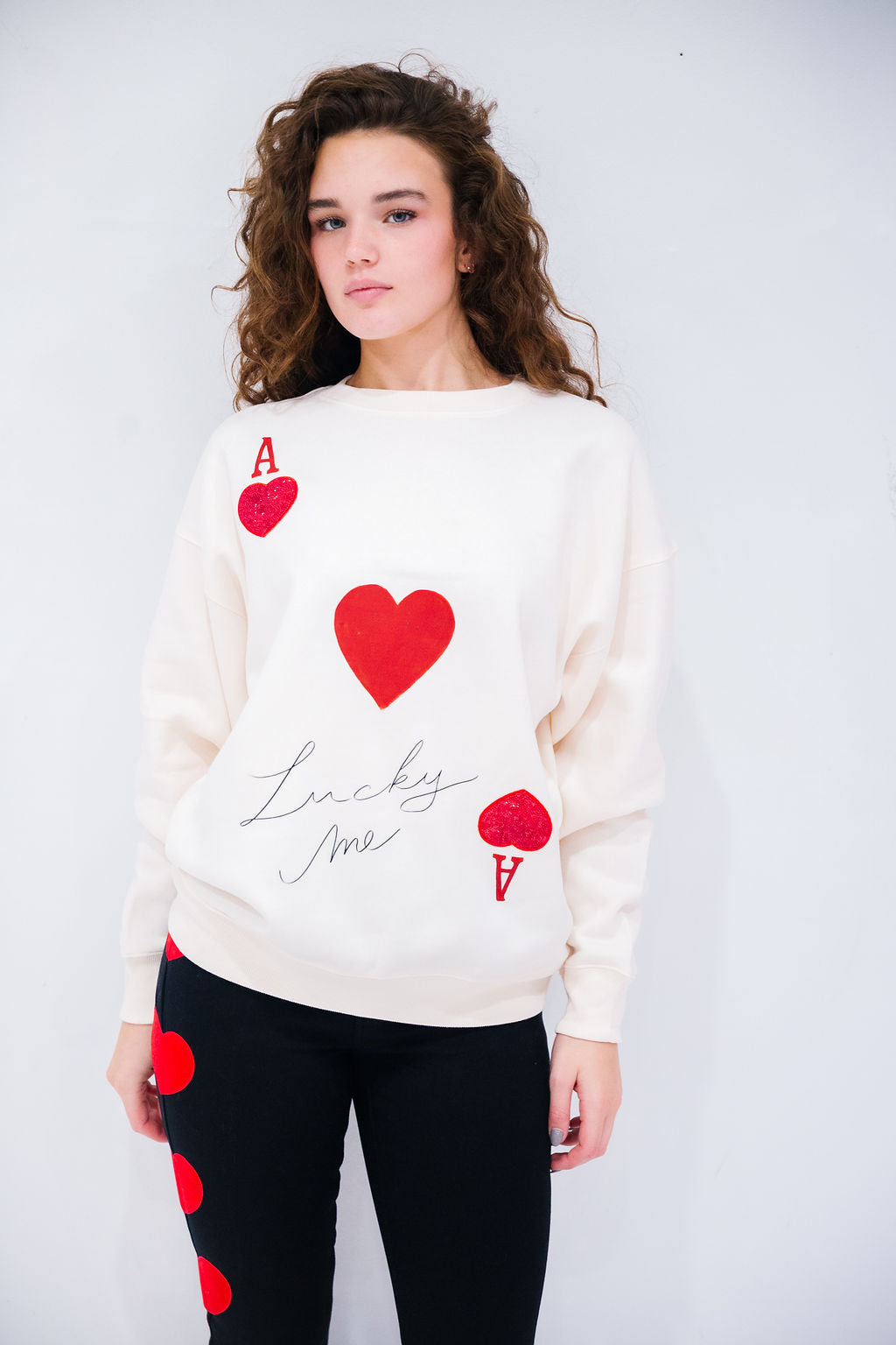 LUCKY ME CREAM PULLOVER PULLOVER Judith March