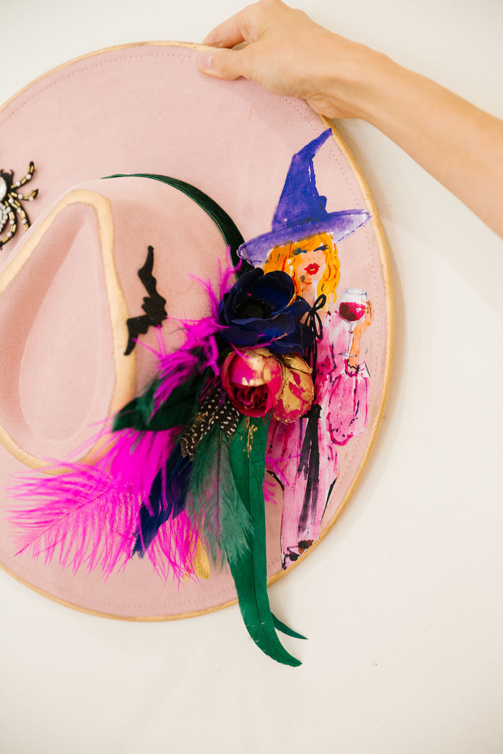 SPELLBOUND PLUM RANCHER HAT TRUCKER HAT Judith March