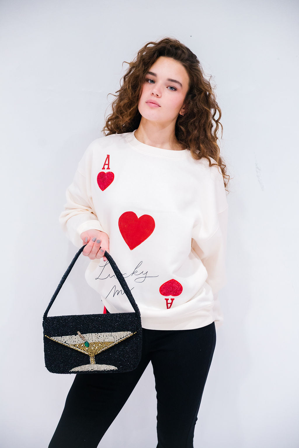 SPARKLING SPRITZ BEADED PURSE PURSE Judith March