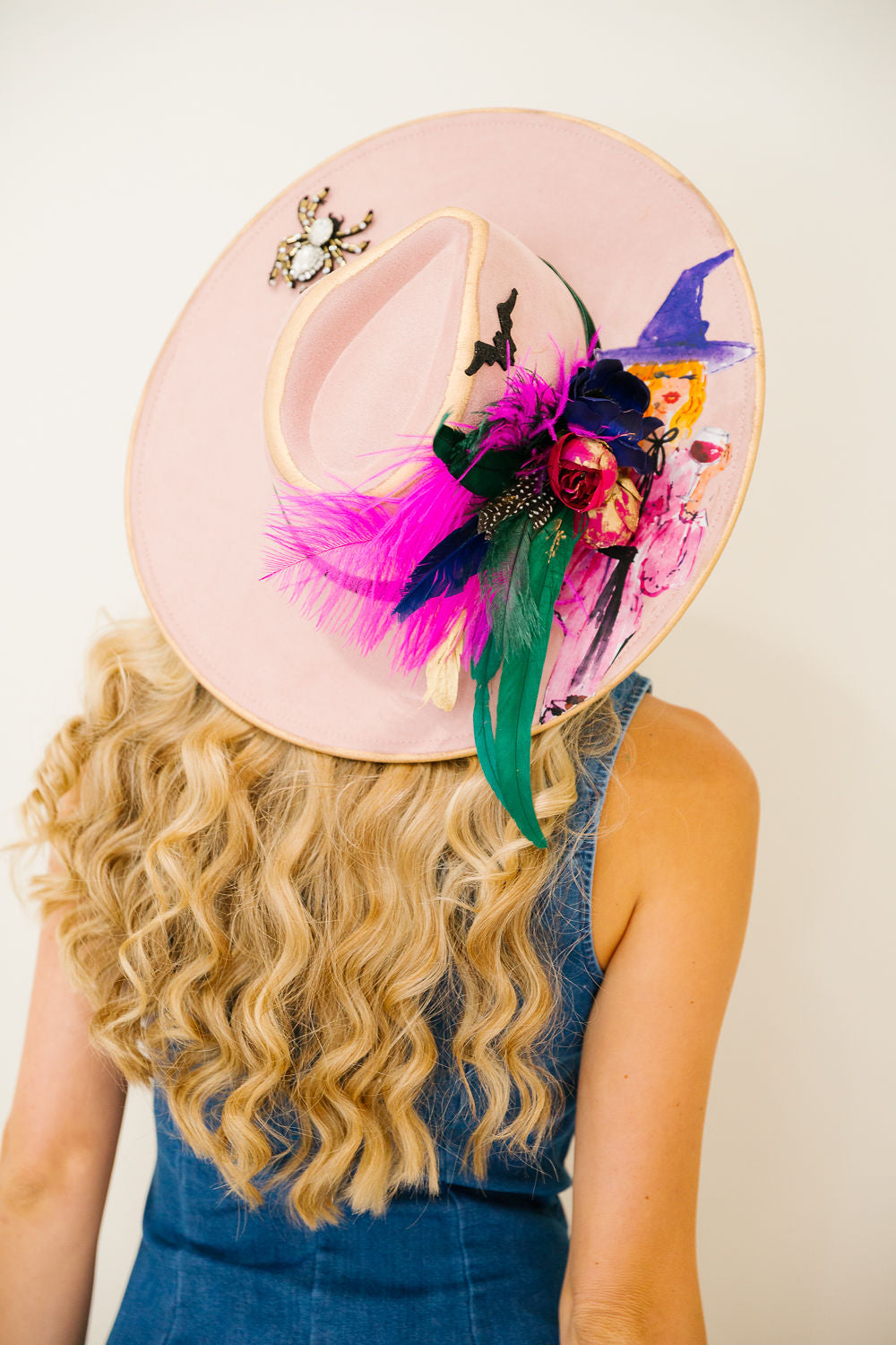 SPELLBOUND PLUM RANCHER HAT TRUCKER HAT Judith March