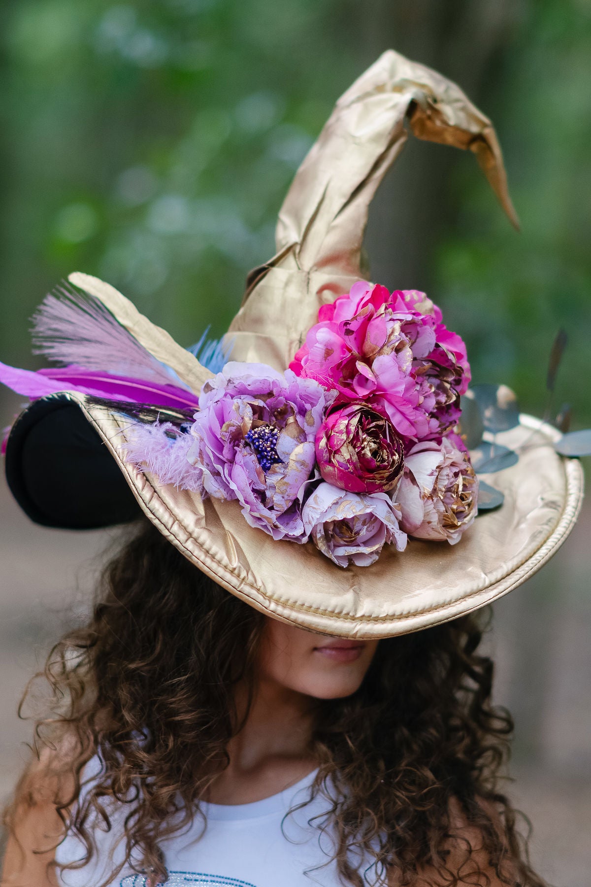 BLUSH & BLOOM WITCH HAT (ONE OF A KIND) WITCH HAT Judith March