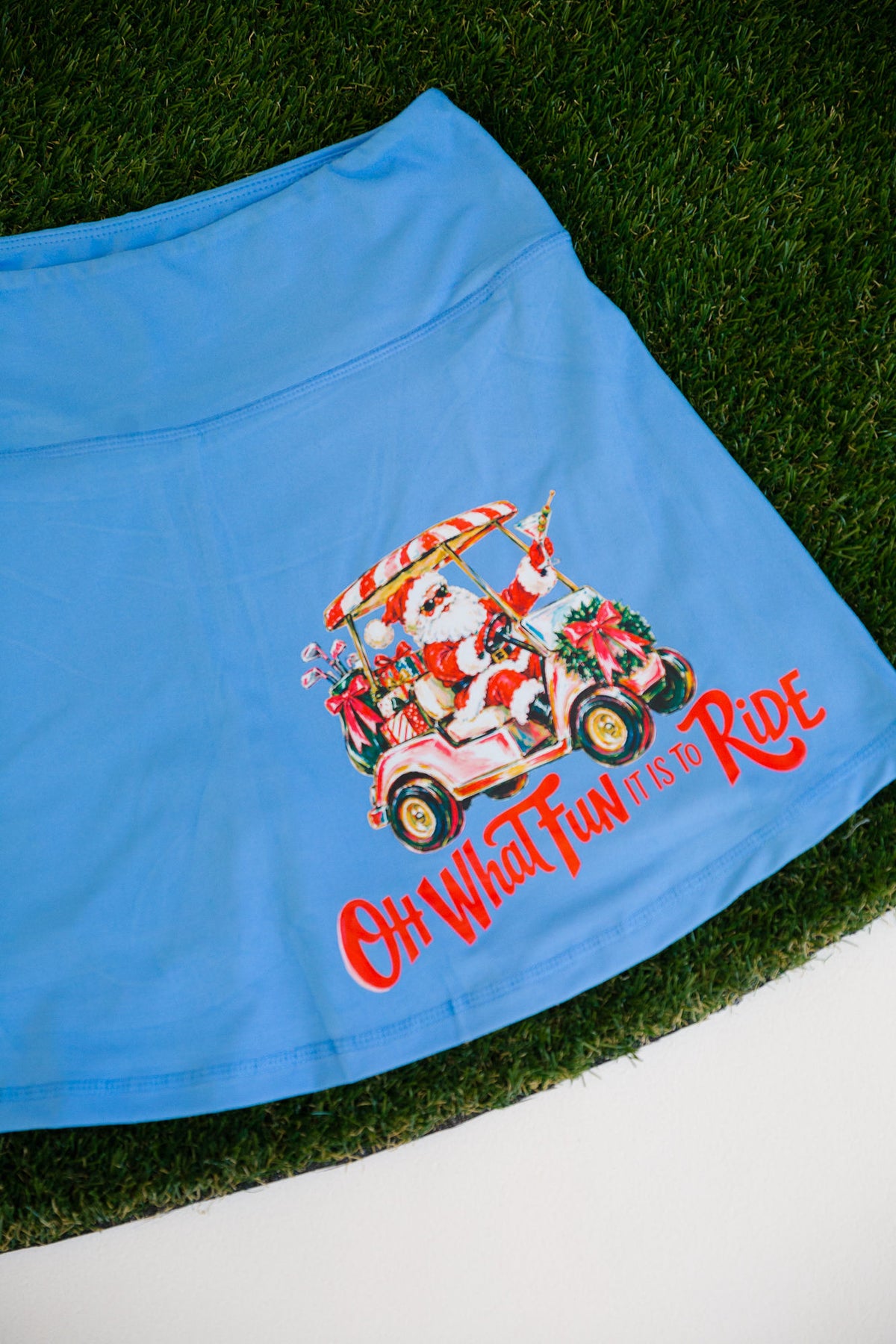 OH WHAT FUN BLUE ATHLETIC SKIRT SKIRT Judith March