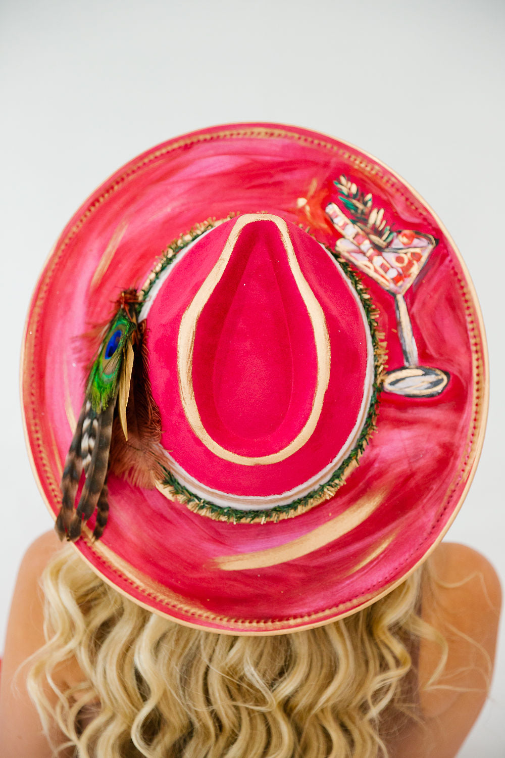CHRISTMAS COSMOS RED RANCHER HAT RANCHER HAT Judith March
