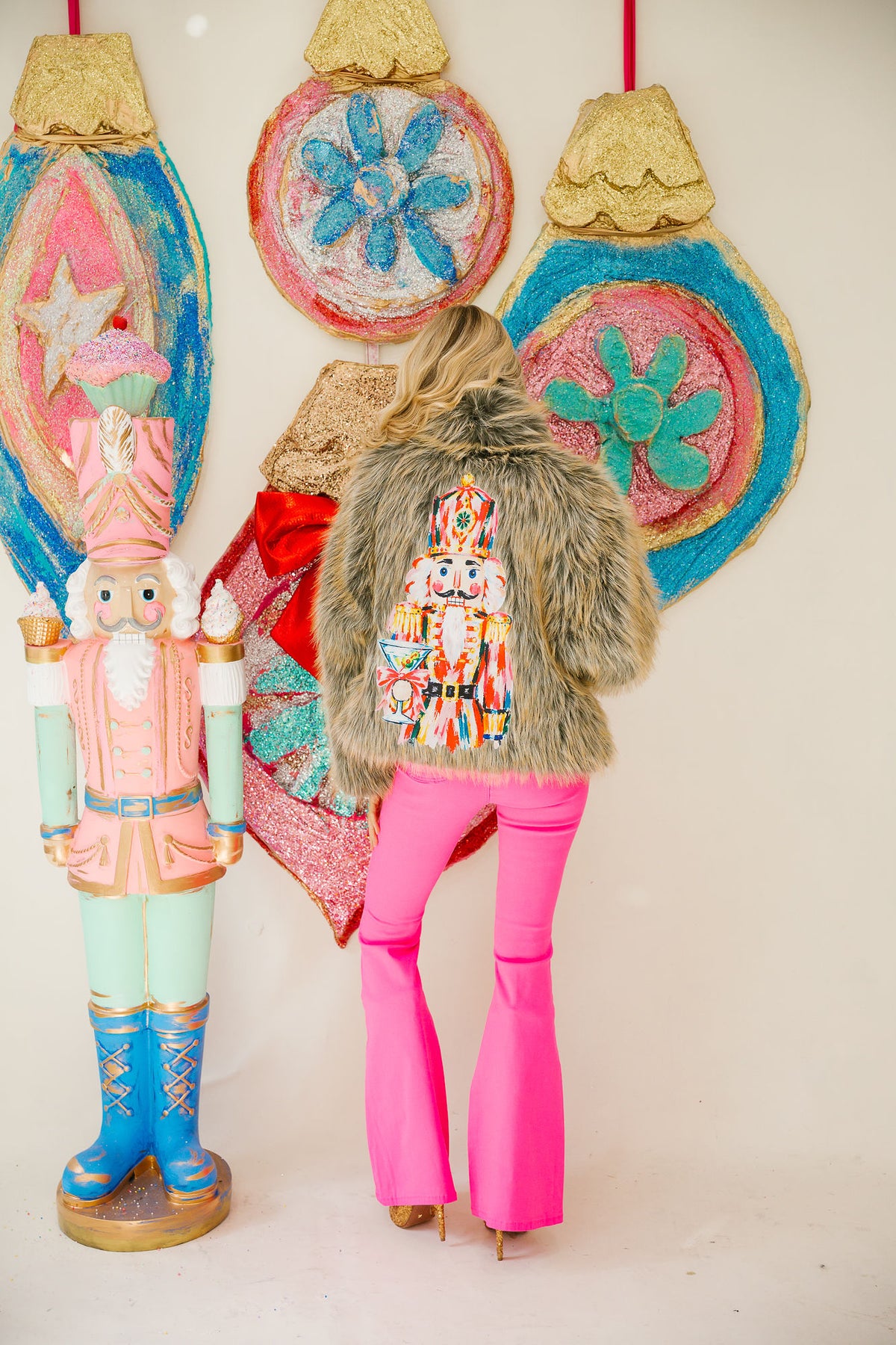 TIPSY TOY SOLIDER FUR COAT JACKET Judith March