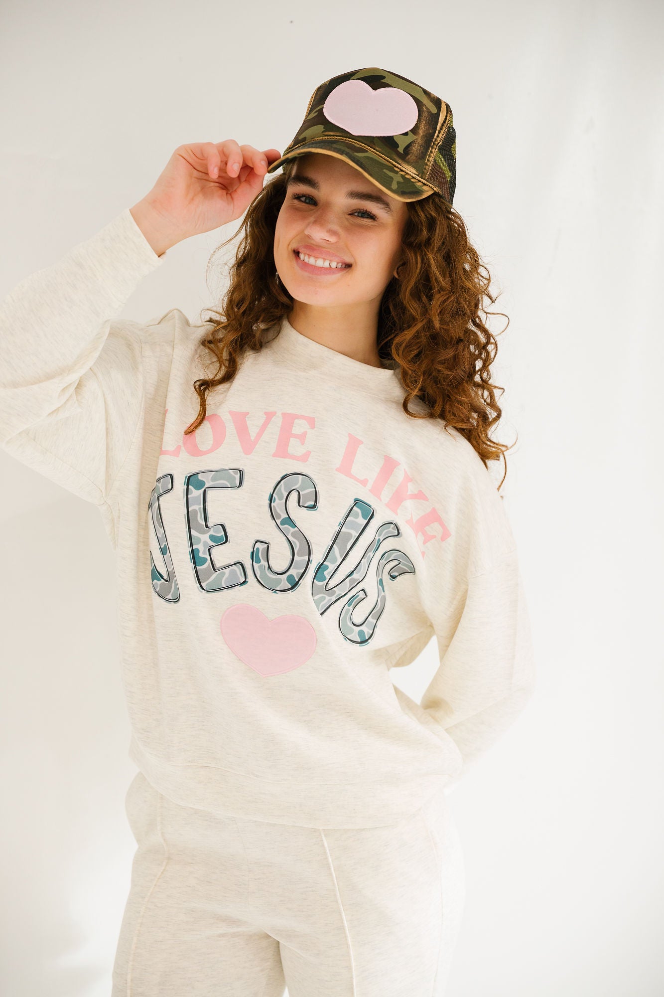 LOVE LIKE JESUS LOUNGE SET SET Judith March