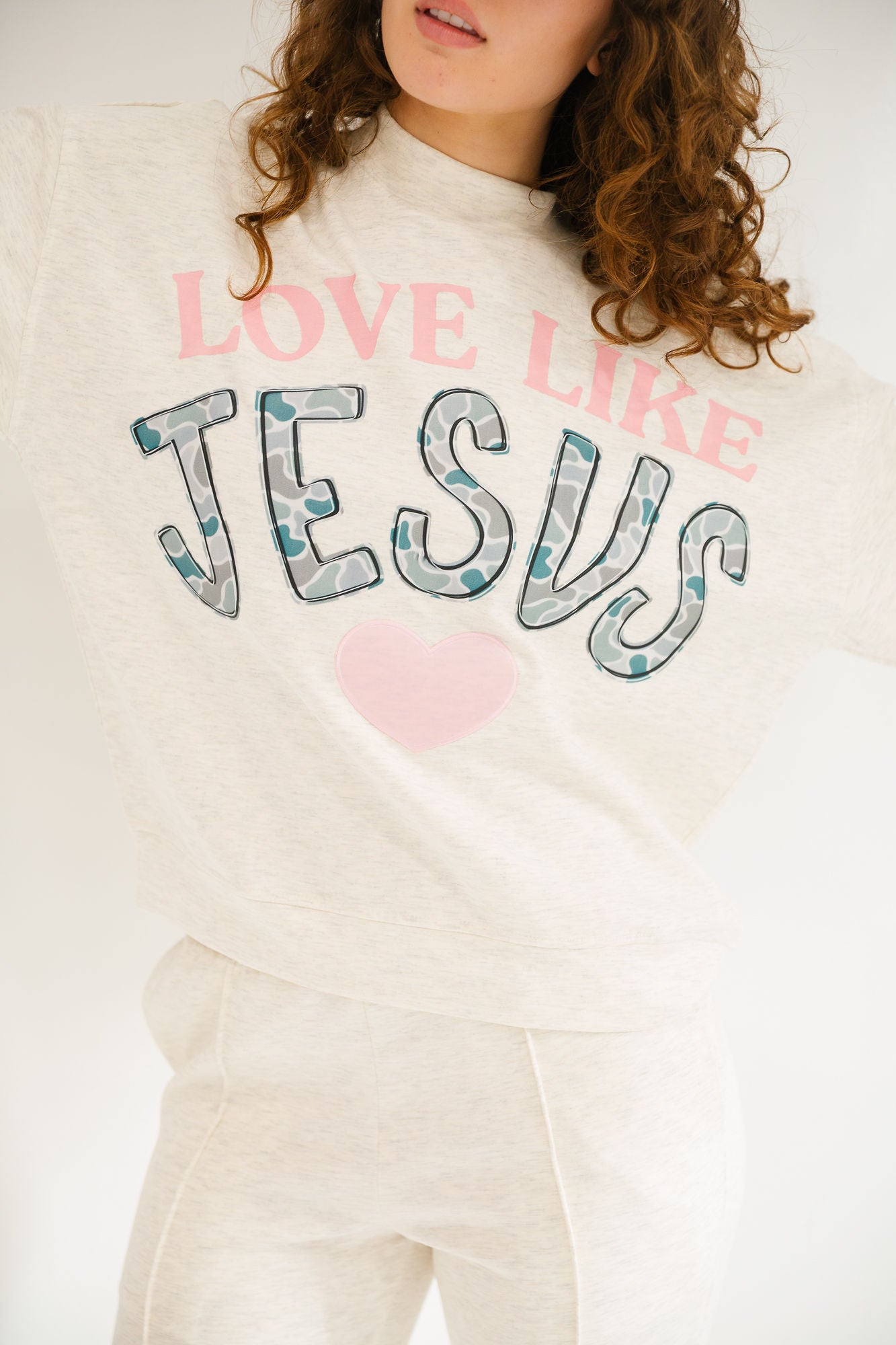 LOVE LIKE JESUS LOUNGE SET SET Judith March