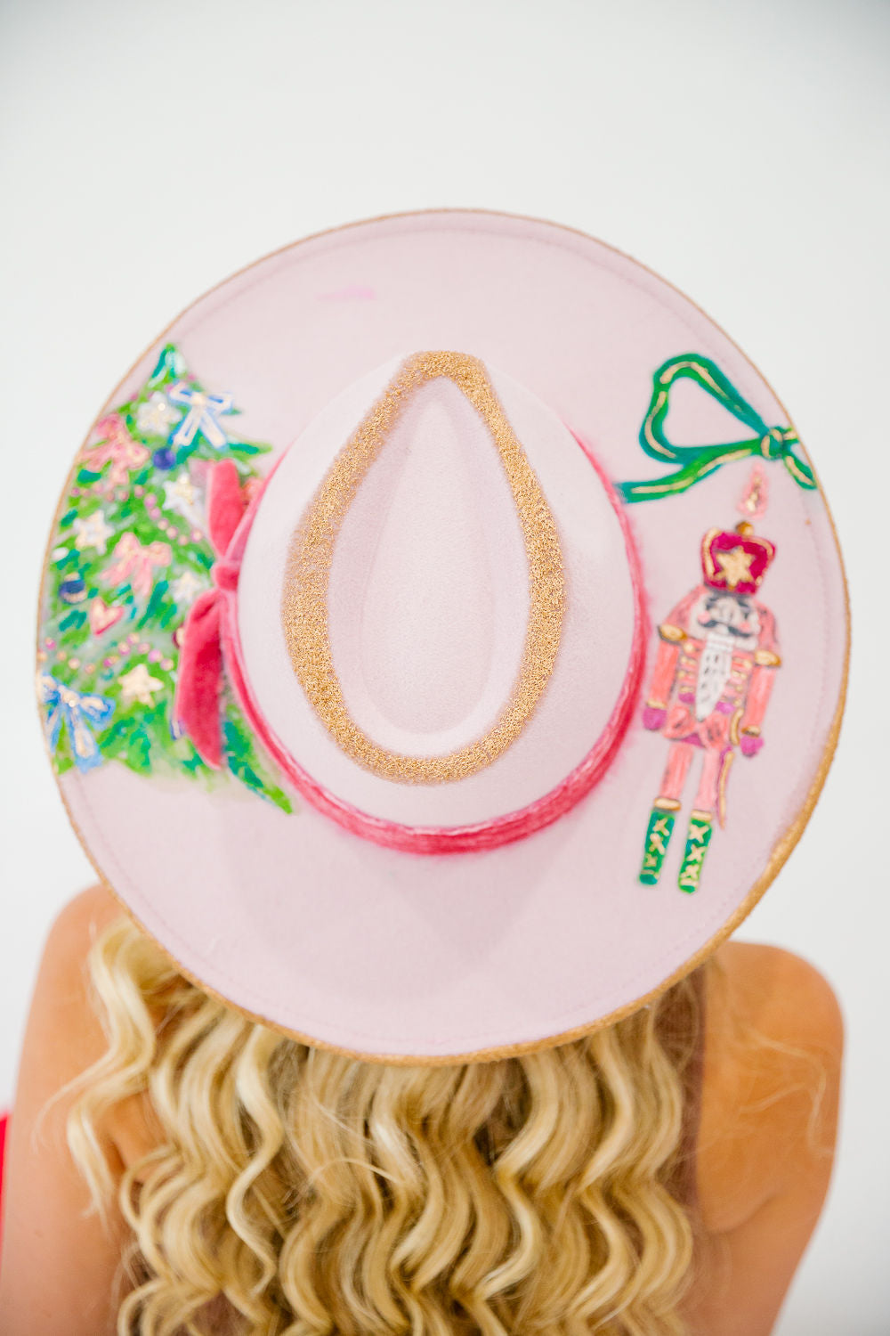NUTCRACKER CHRISTMAS PINK RANCHER HAT RANCHER HAT Judith March