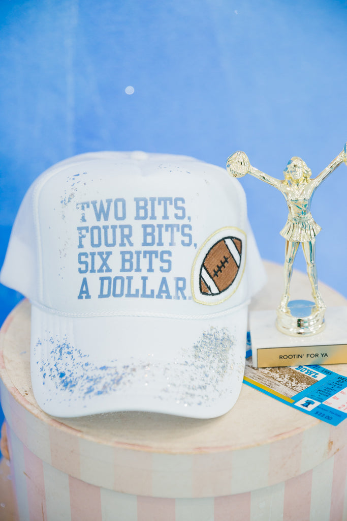 TWO BITS FOUR BITS TRUCKER HAT LIMITED EDITION Judith March   