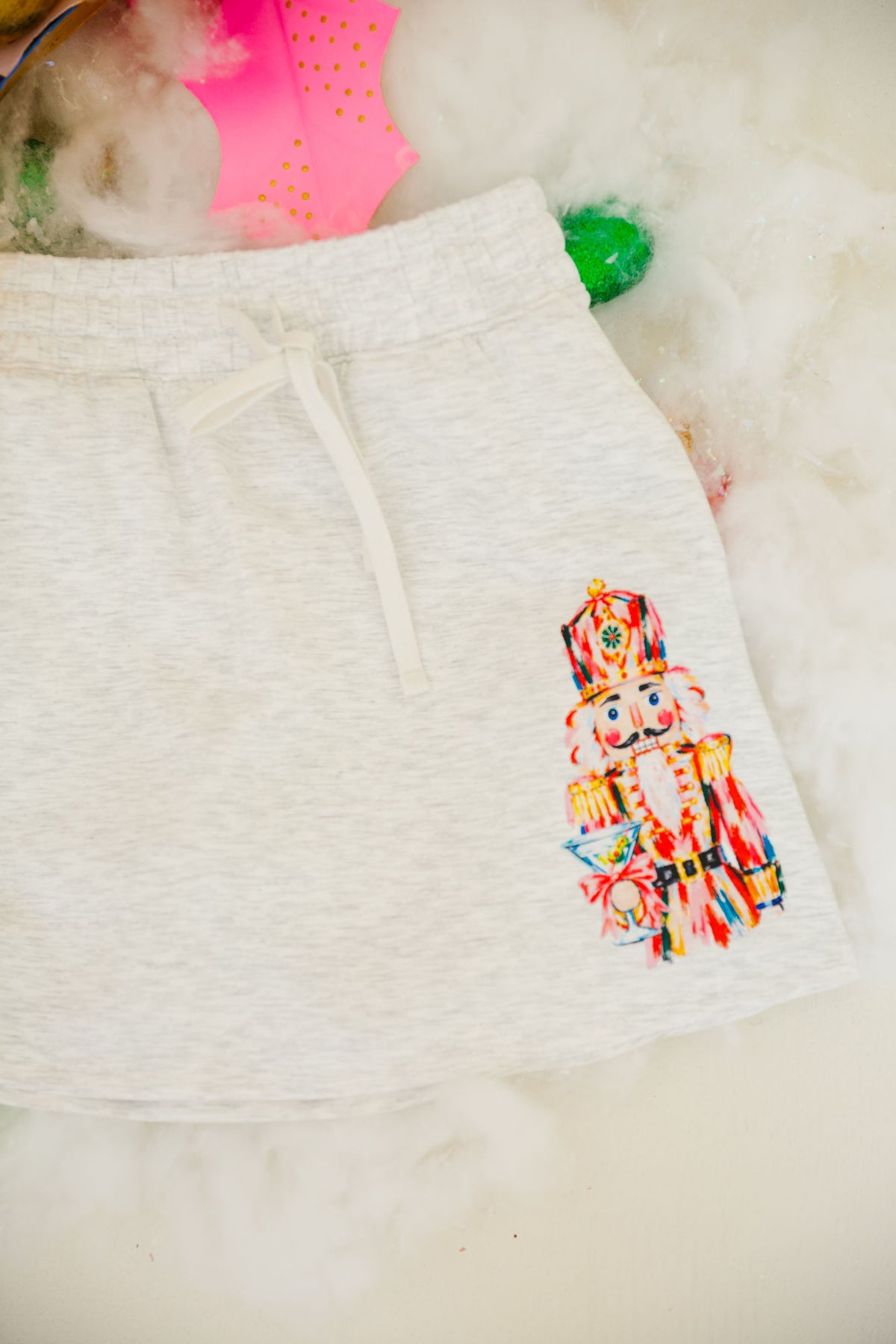 TISPSY TOY SOLIDER GREY ATHLETIC SKIRT SKIRT Judith March