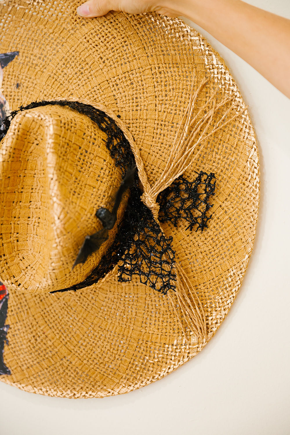 STRIPED SPELL STRAW RANCHER HAT TRUCKER HAT Judith March