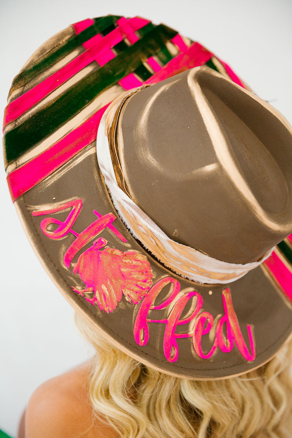 STUFFED MOCHA RANCHER HAT