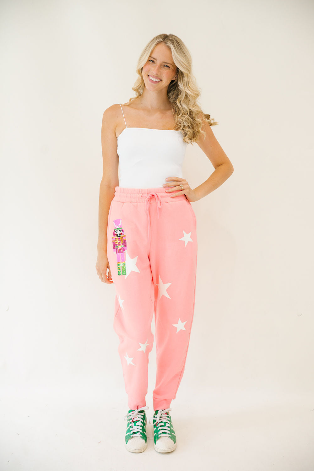 *PINK STAR NUTCRACKER JOGGERS - MEDIUM joggers Judith March