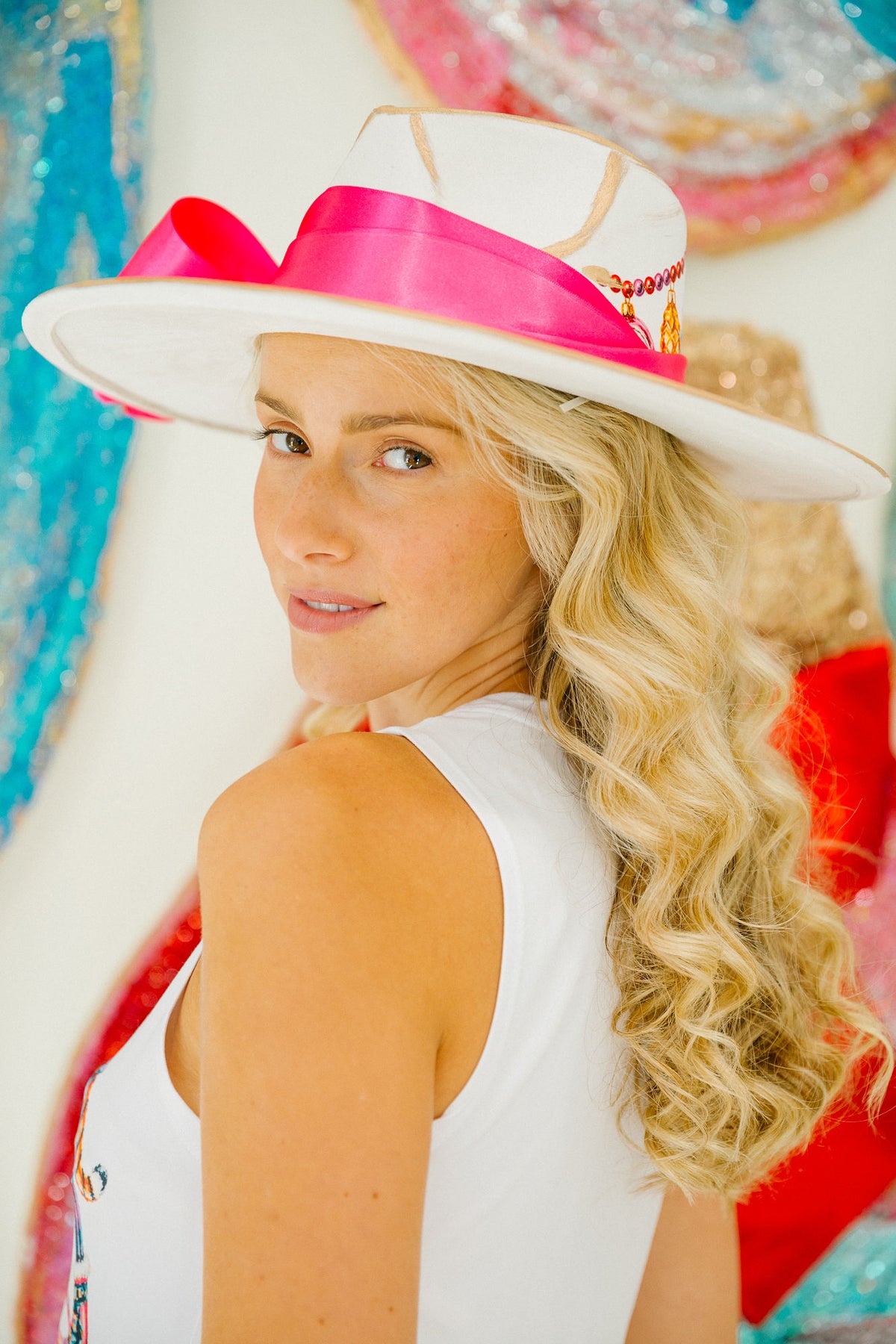 DECK THE HALLS CREAM RANCHER HAT RANCHER HAT Judith March