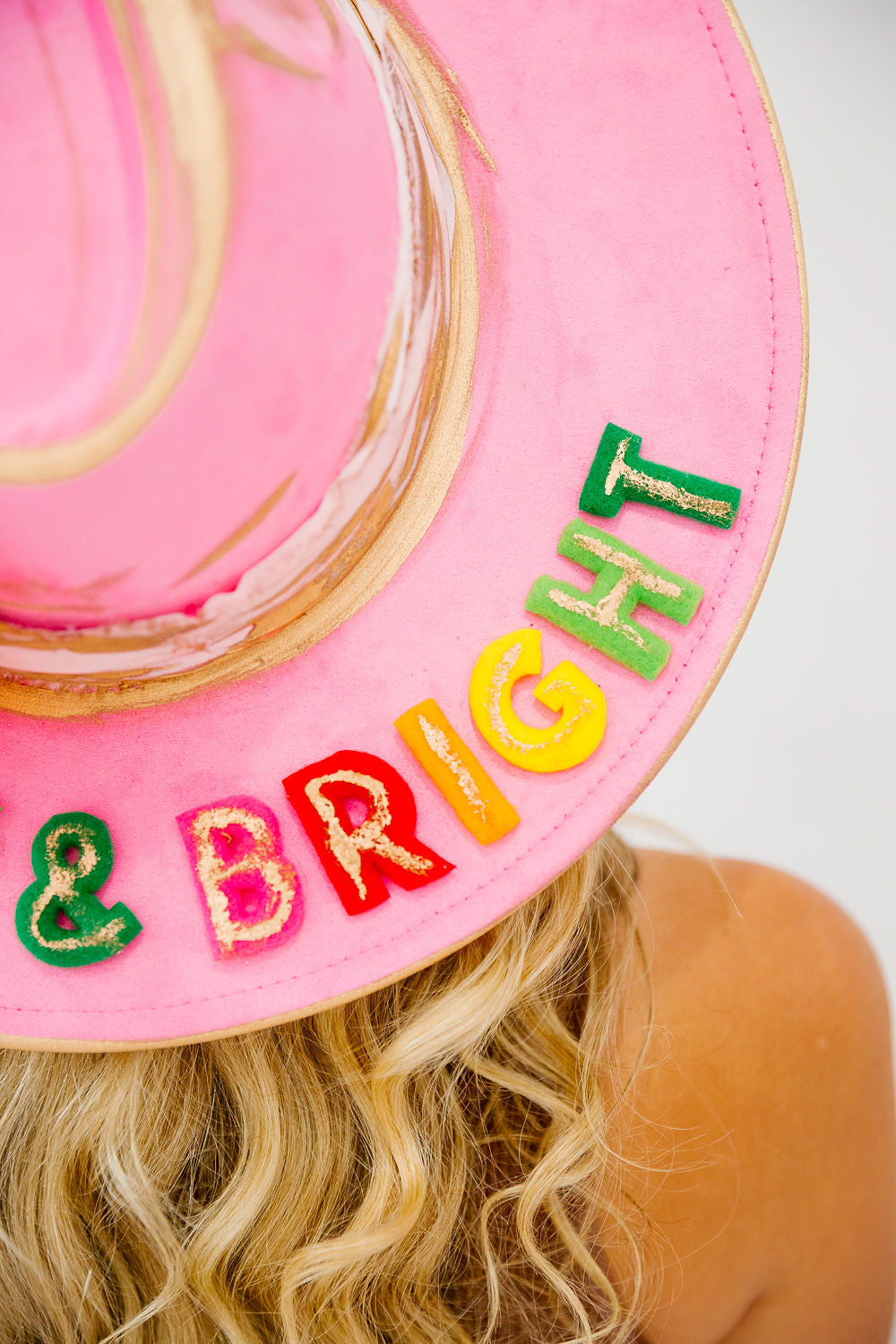 MERRY & BRIGHT PINK RANCHER HAT RANCHER HAT Judith March