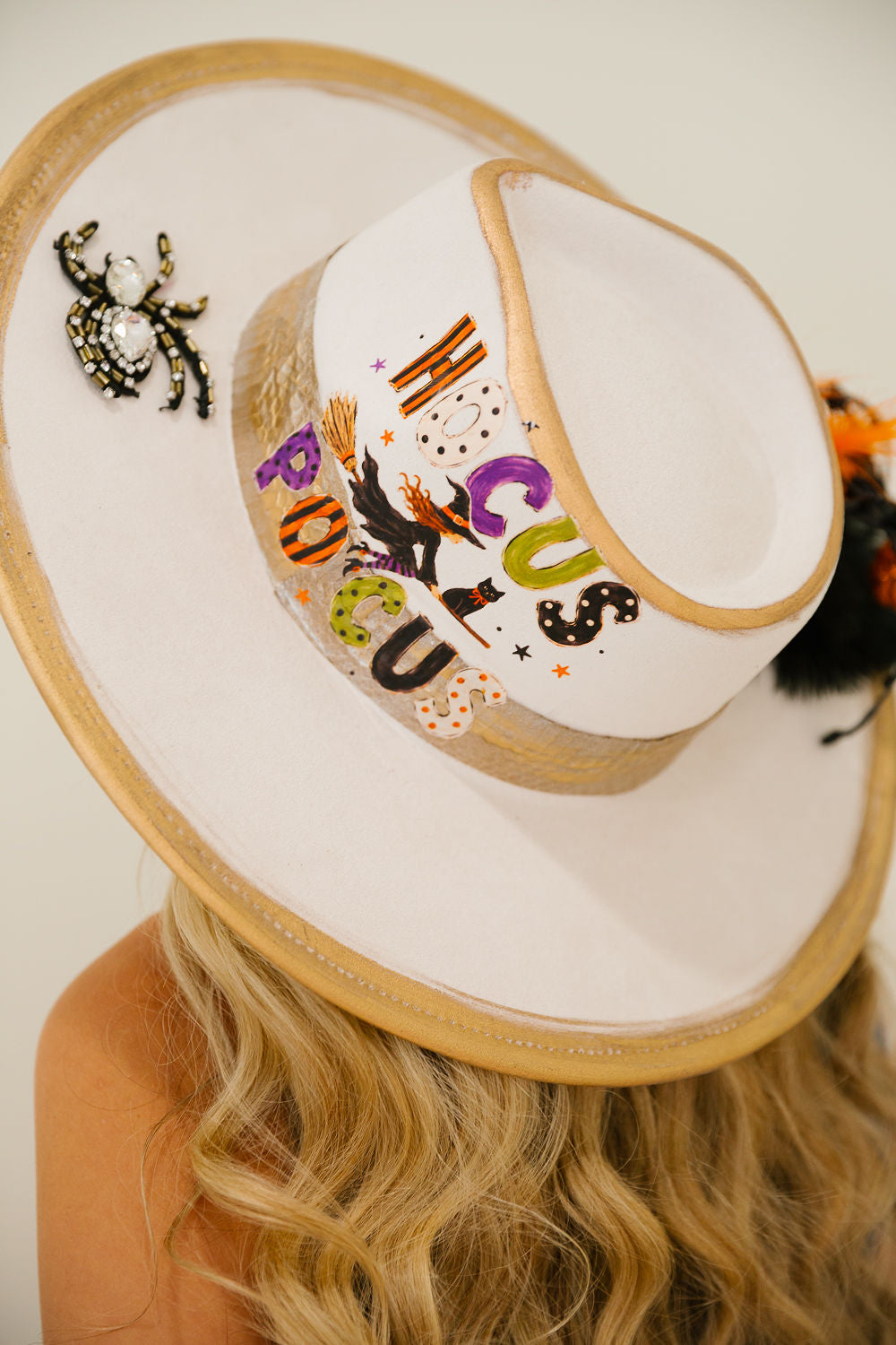 HOCUS POCUS RANCHER HAT TRUCKER HAT Judith March