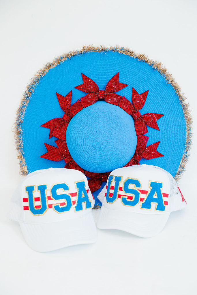 GIVE ME LIBERTY BOW SUN HAT RANCHER HAT Judith March