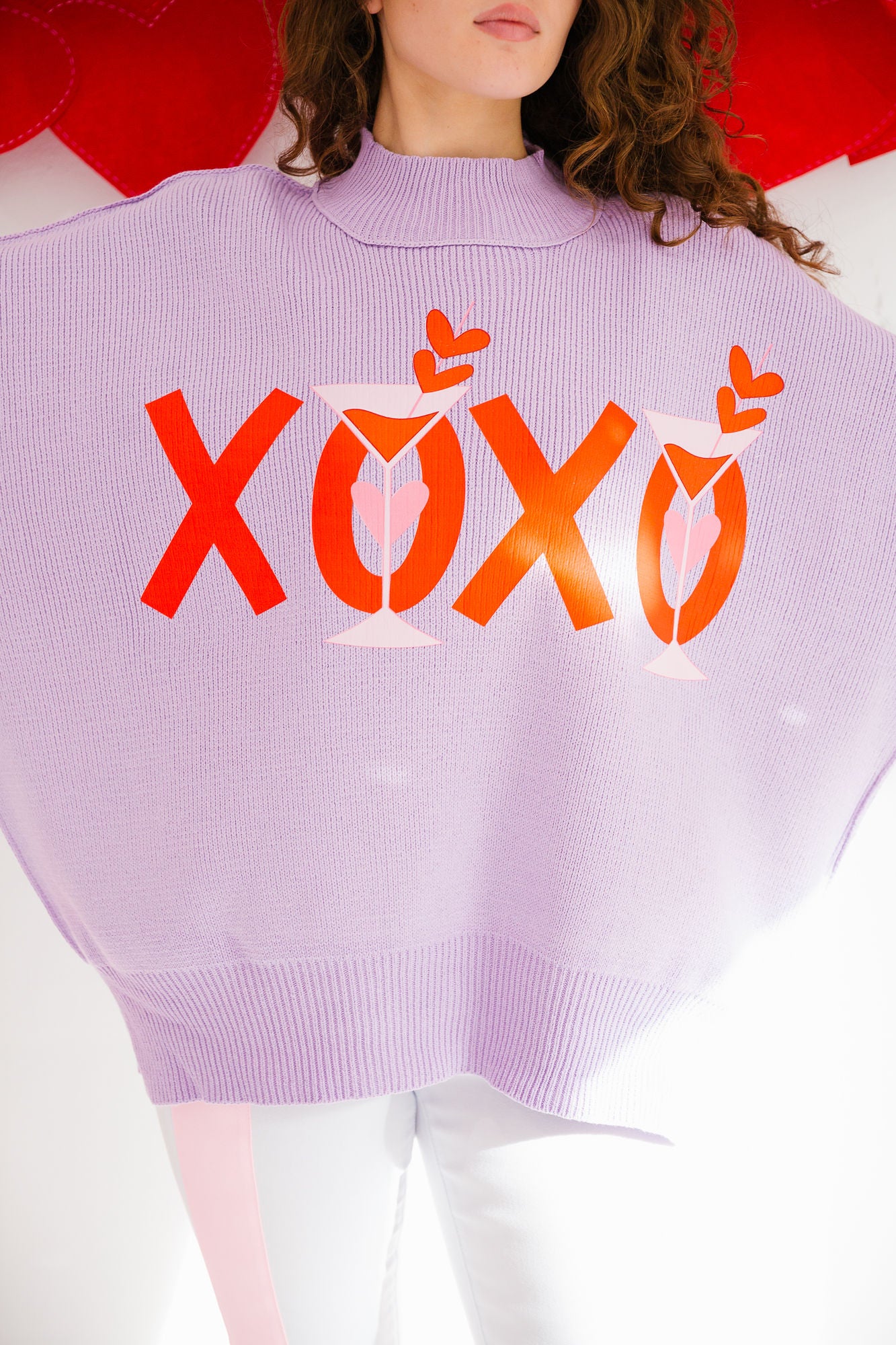 XOXO MARTINI LAVENDER SWEATER SWEATER Judith March
