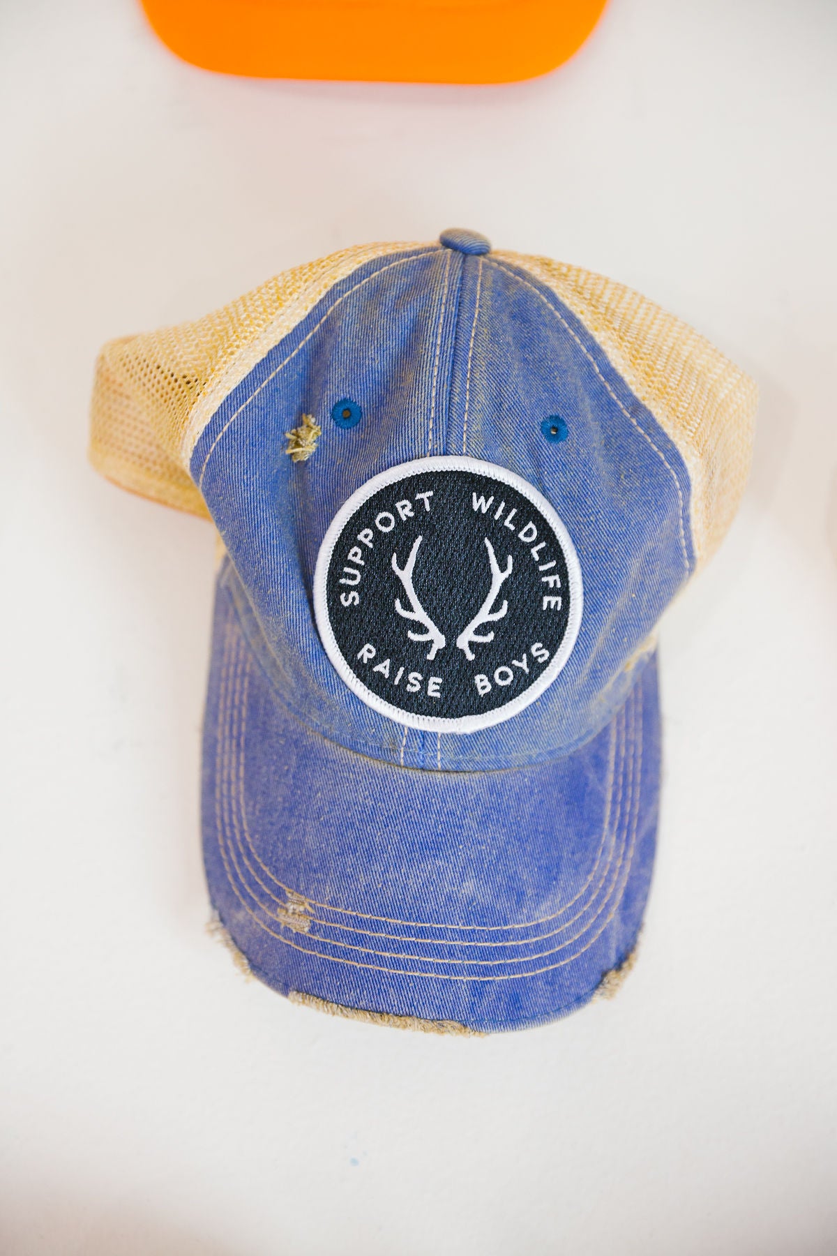 *SUPPORT WILDLIFE RAISE BOYS DENIM HAT HAT Judith March
