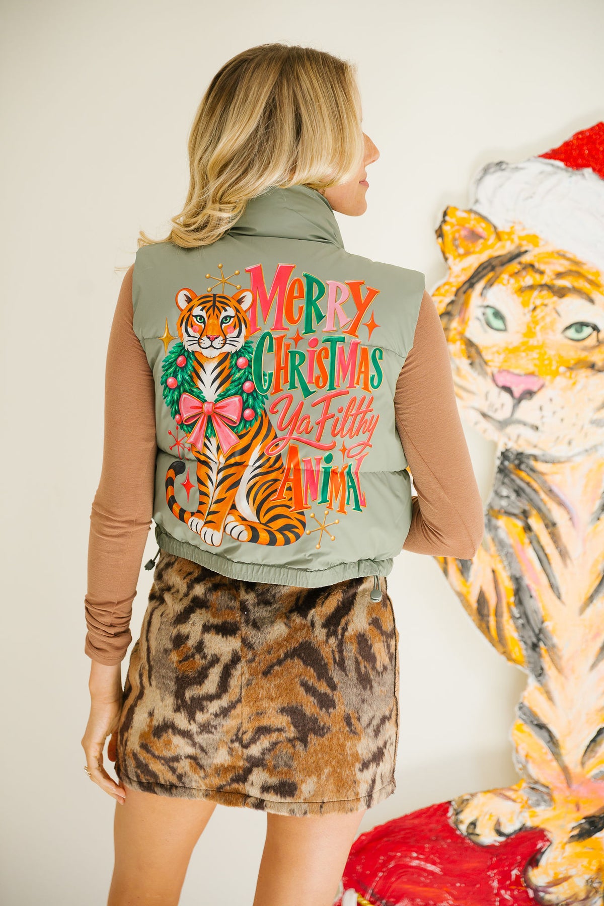 MERRY CHRISTMAS YA FILTHY ANIMAL VEST VEST Judith March