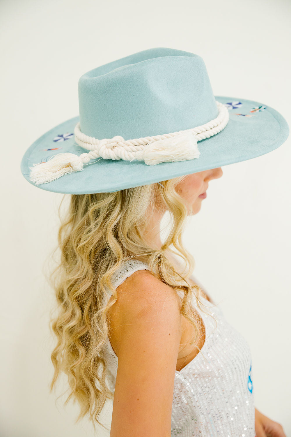 COASTAL CABANA BLUE RANCHER HAT Sun hat Judith March