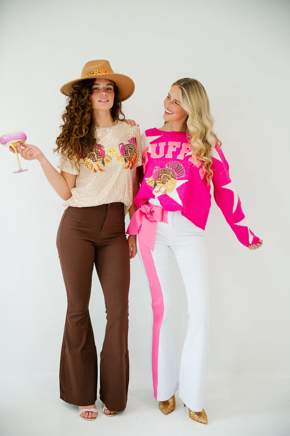 STUFFED PINK STAR SWEATER SWEATER Judith March