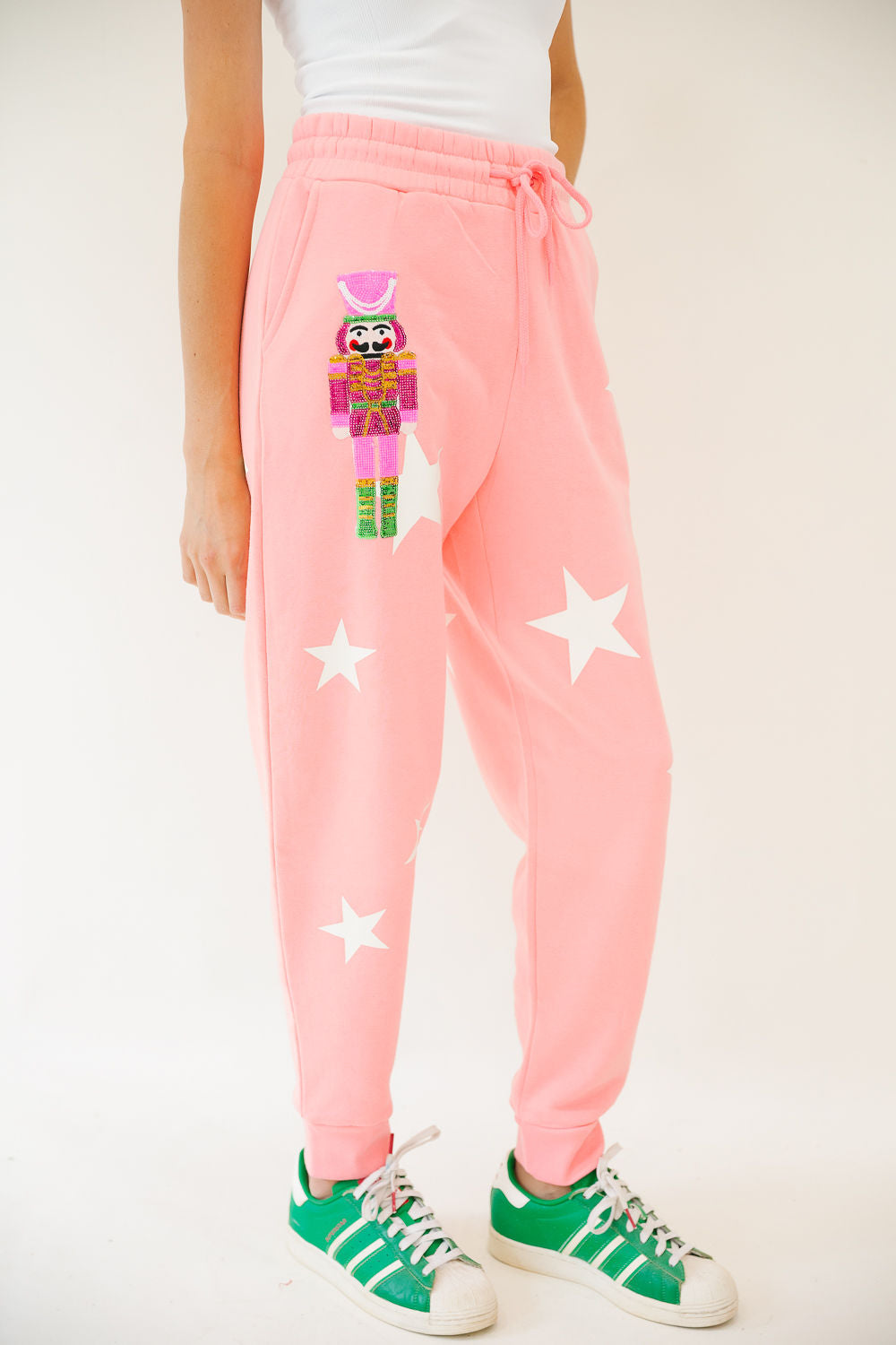*PINK STAR NUTCRACKER JOGGERS - MEDIUM joggers Judith March