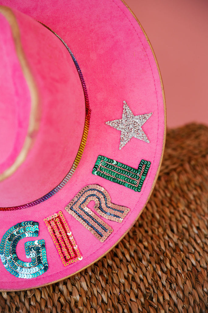 BDAY GIRL PINK RANCHER HAT RANCHER HAT Judith March   