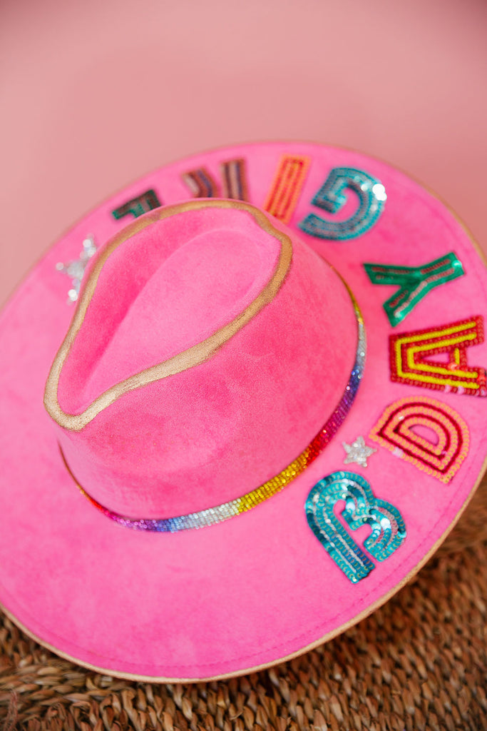 BDAY GIRL PINK RANCHER HAT RANCHER HAT Judith March   