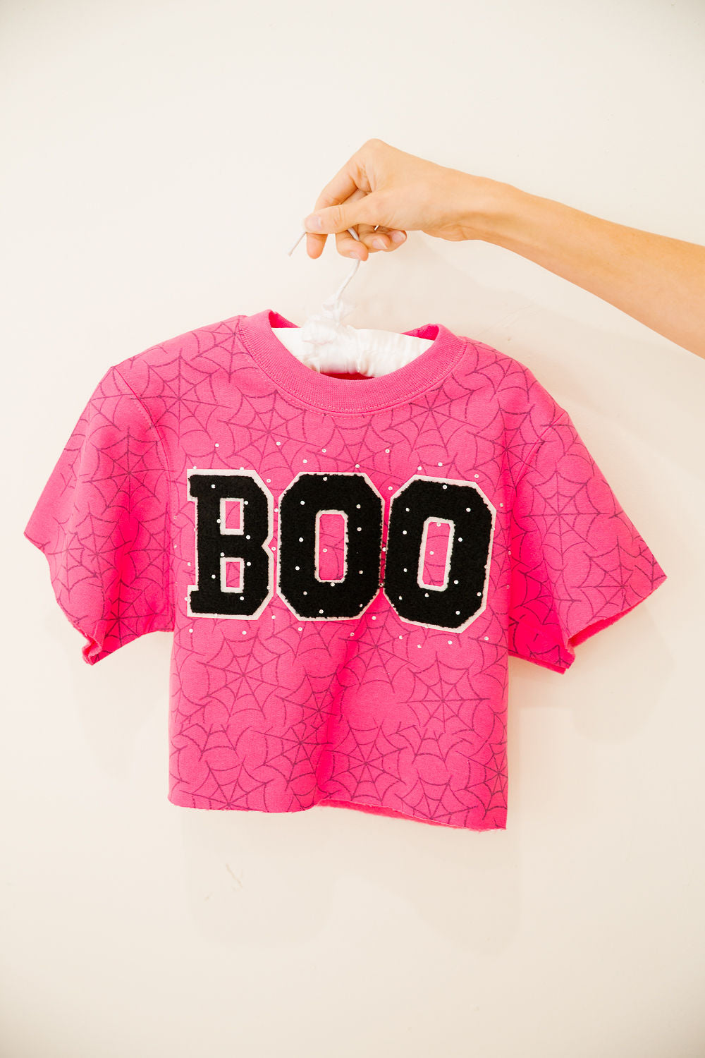 MINI KIDS BOO SPARKLE PINK SLEEVELESS PULLOVER PULLOVER Judith March