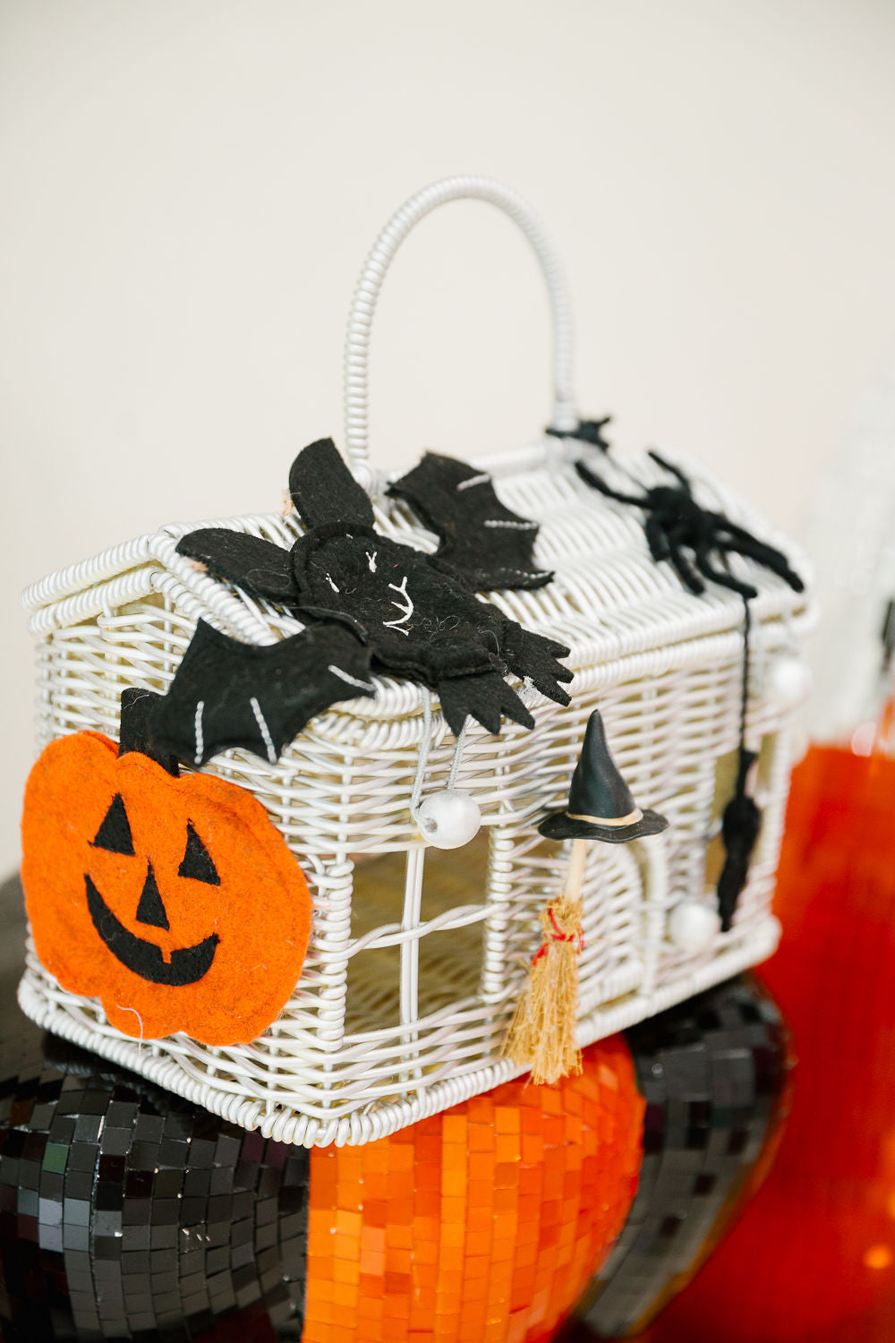 SPOOKY COTTAGE BASKET Clutch Judith March
